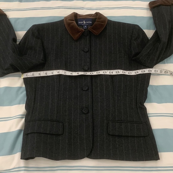 Ralph Lauren Blue Label 100% Wool Pinstripe Suit size 12 - Picture 13 of 17